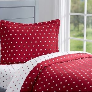 Pottery Barn Kids Twin Star Organic Duvet Cover